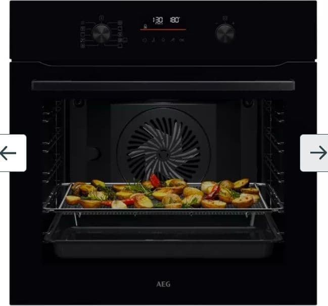 AEG AEG 6000 SenseCook OS6PB50AK Electric Pyrolytic Oven - Black